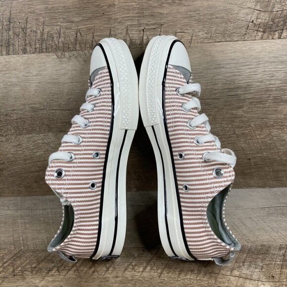 Converse Chuck 70 Crafted Stripe Clay Womens Sz 6.5 Shoes A00474C Sneakers NEW - Picture 7 of 9